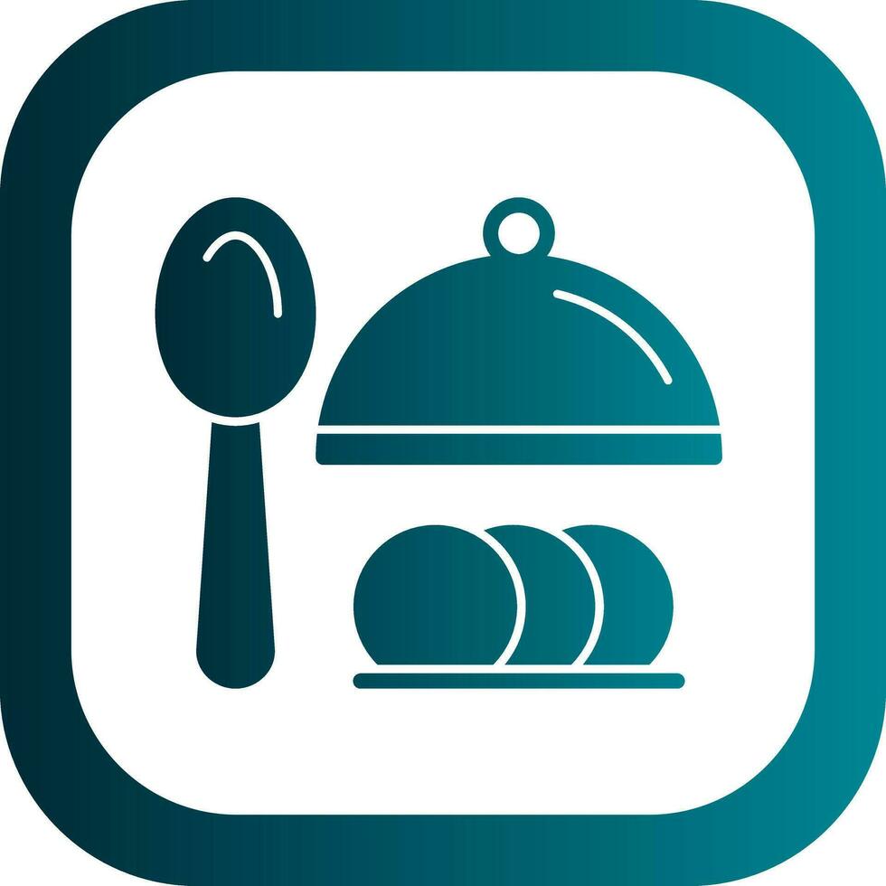 Dinner Vector Icon Design