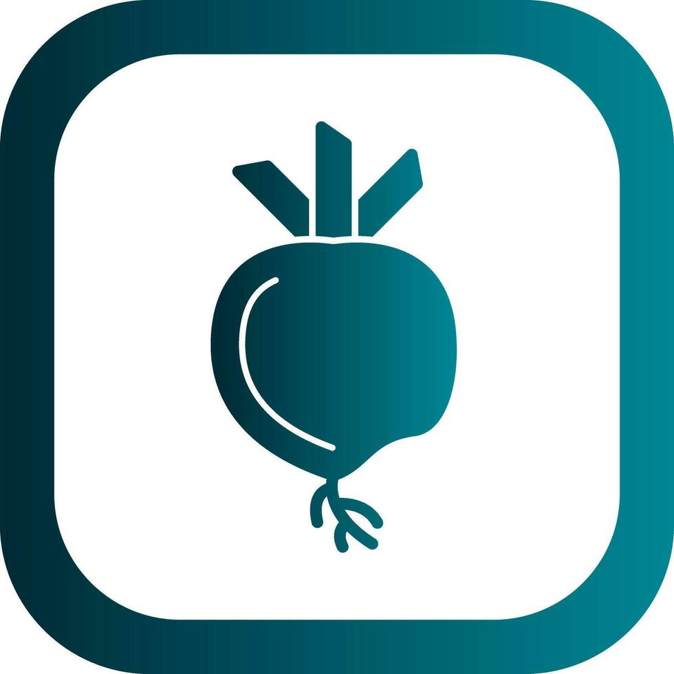 Turnip Vector Icon Design