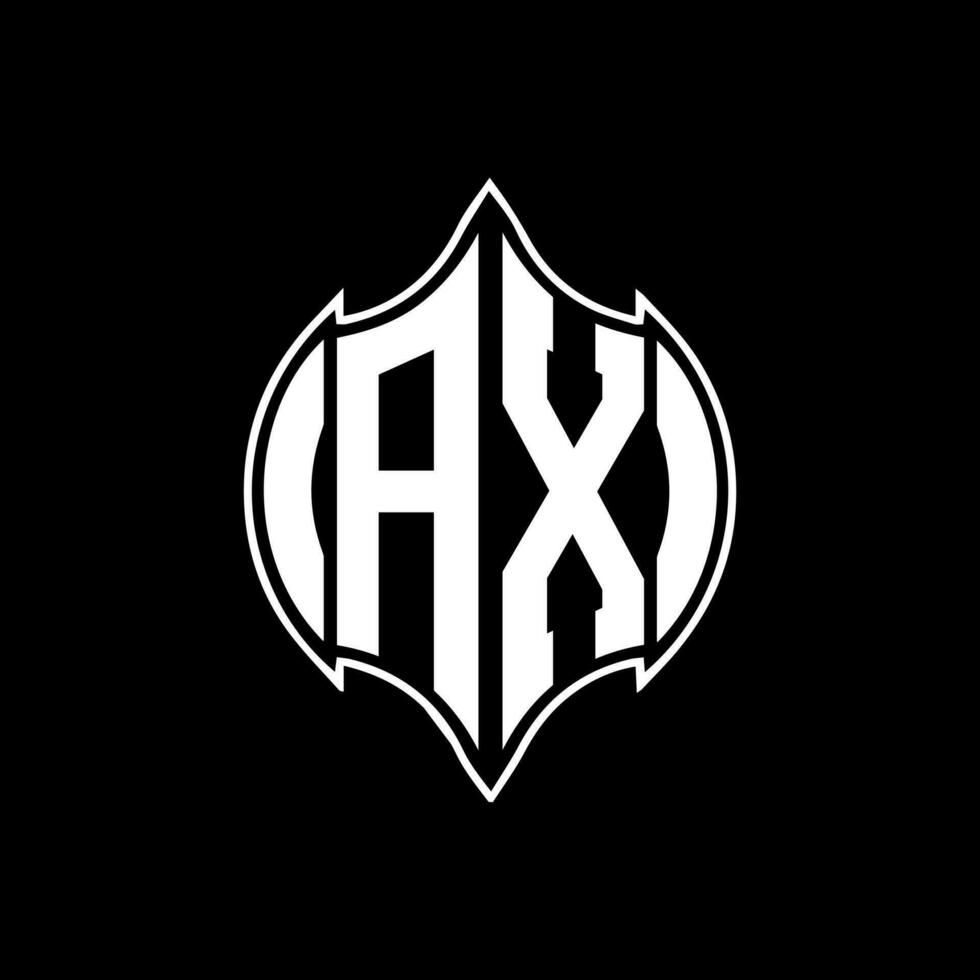 AX letter logo. AX creative monogram initials letter logo concept. AX Unique modern flat abstract vector letter logo design.