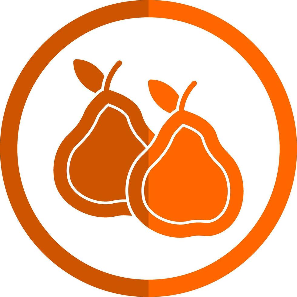 Pear Vector Icon Design