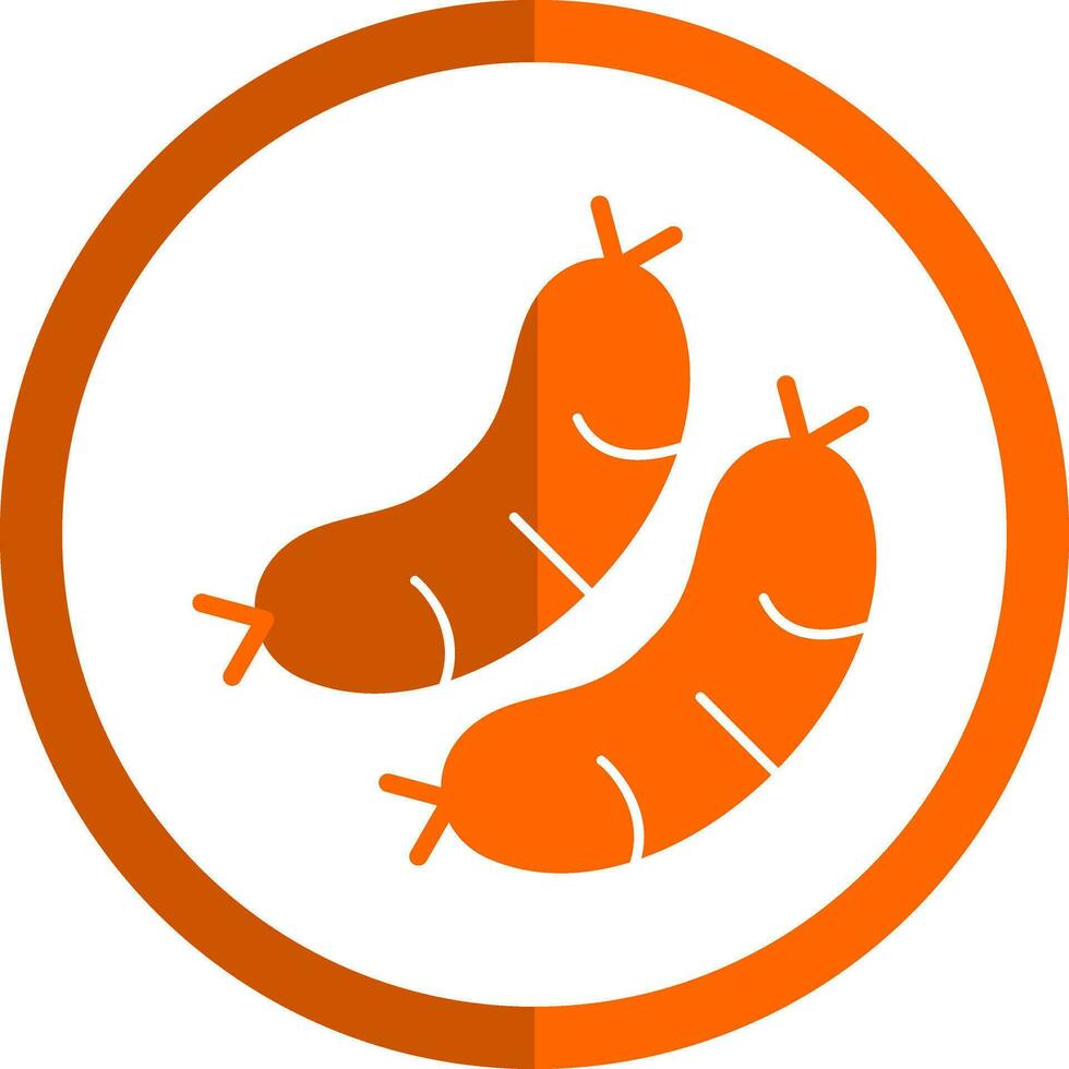 Sausage Vector Icon Design