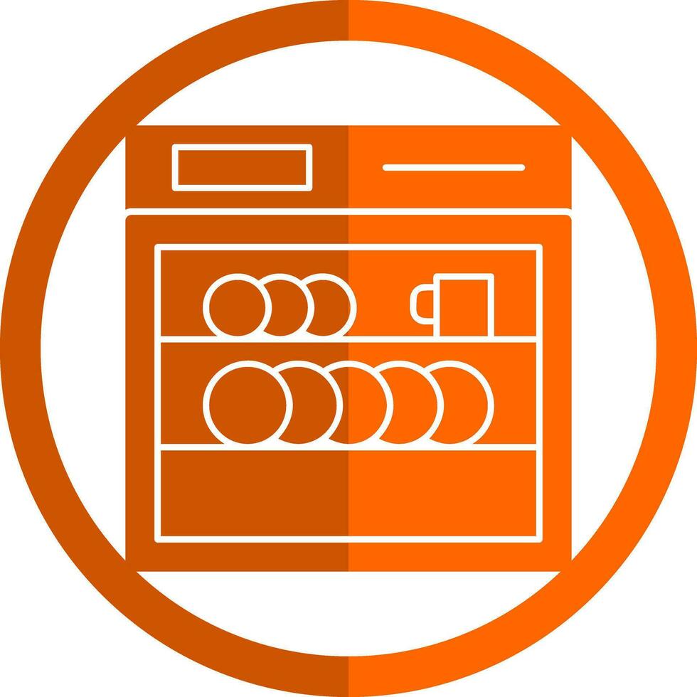Dishwasher Vector Icon Design