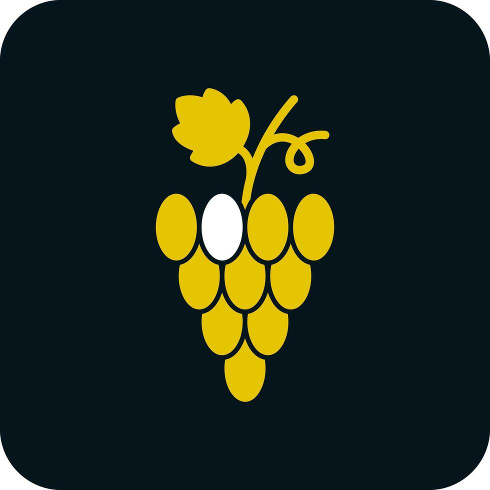 Grapes Vector Icon Design