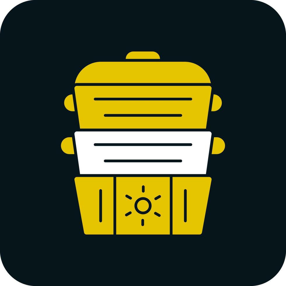 Steamer Vector Icon Design
