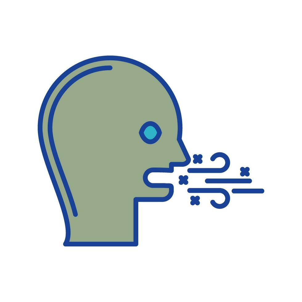 Bad Breath Vector Icon
