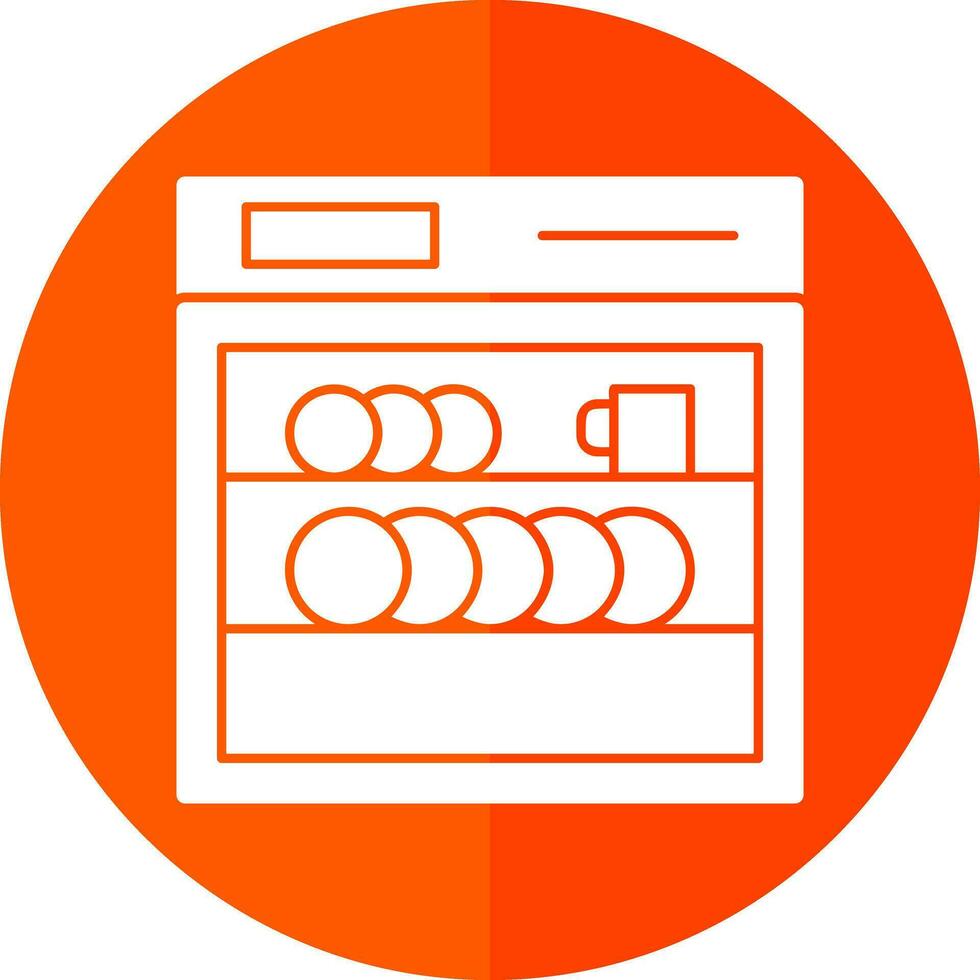 Dishwasher Vector Icon Design