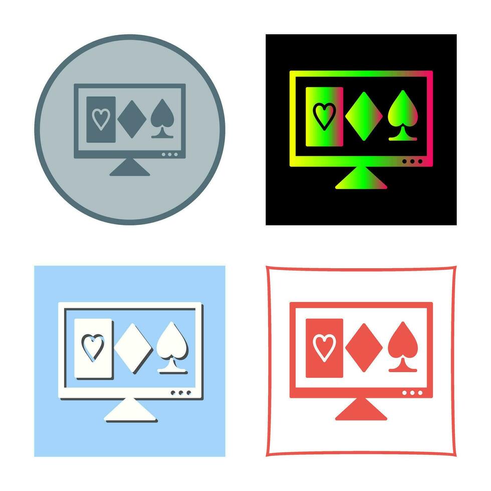 Online Gambling Vector Icon