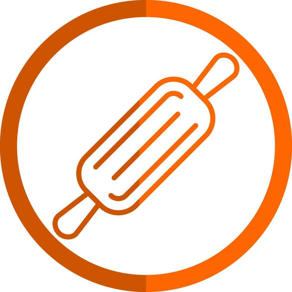 Rolling Pin Vector Icon Design