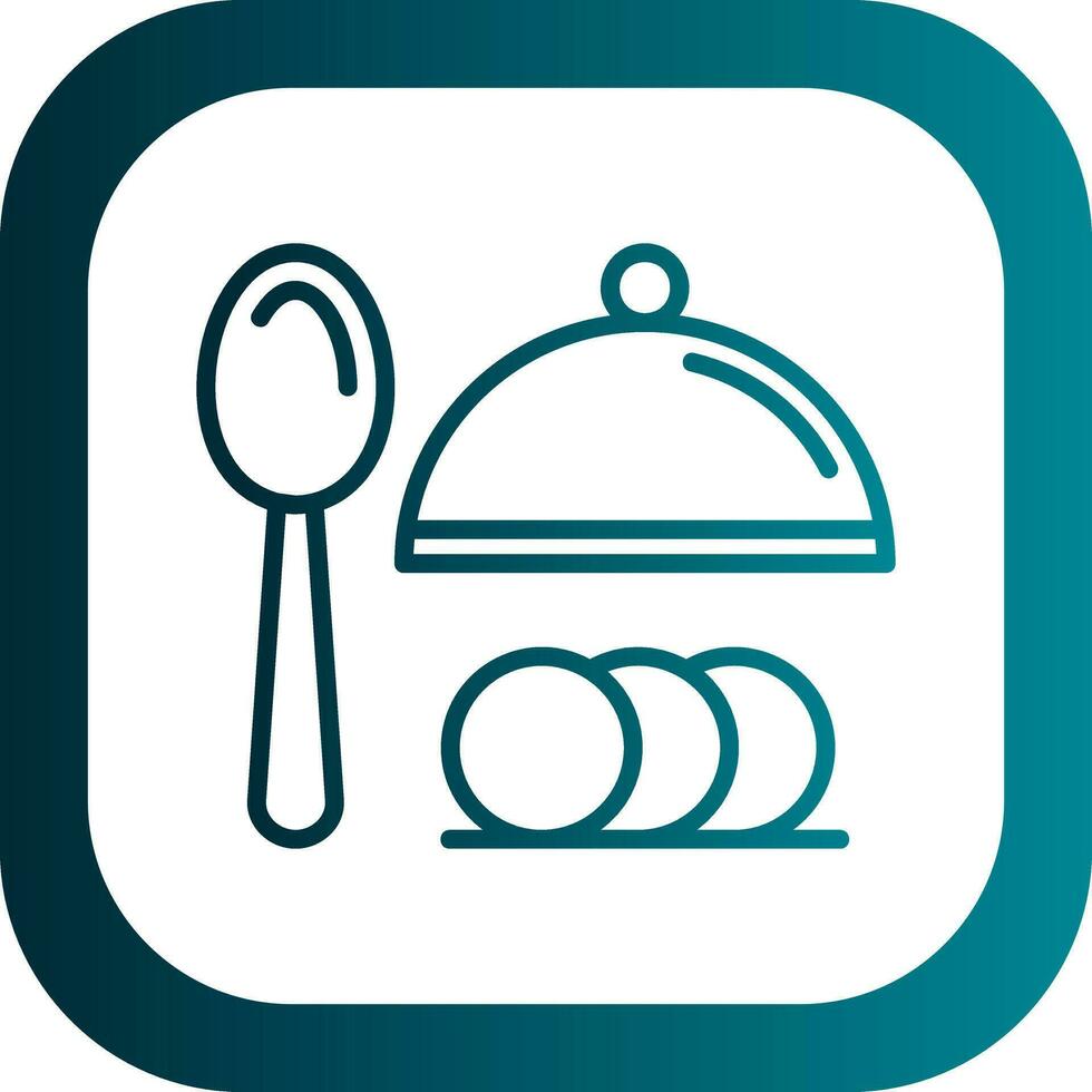 Dinner Vector Icon Design