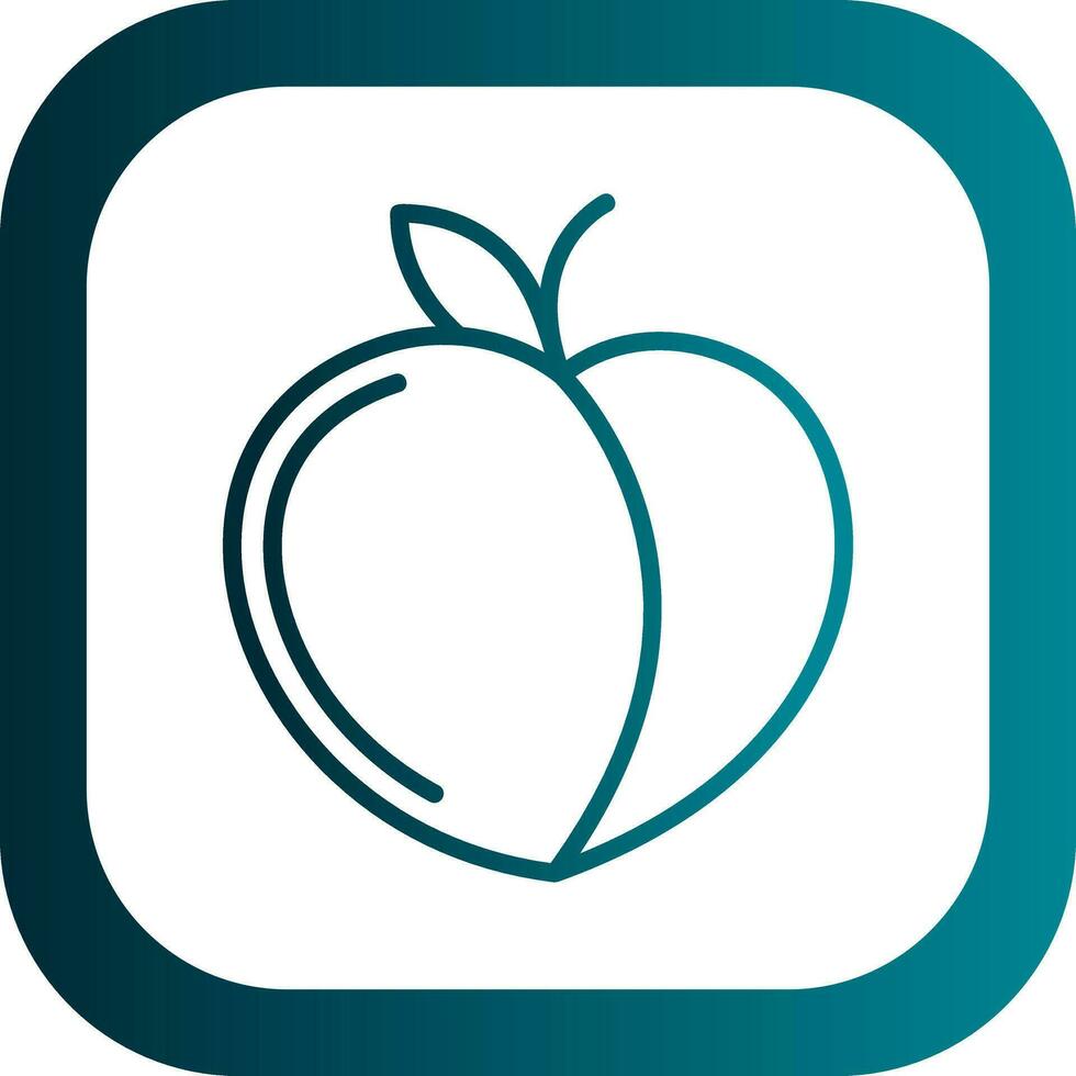 Peach Vector Icon Design