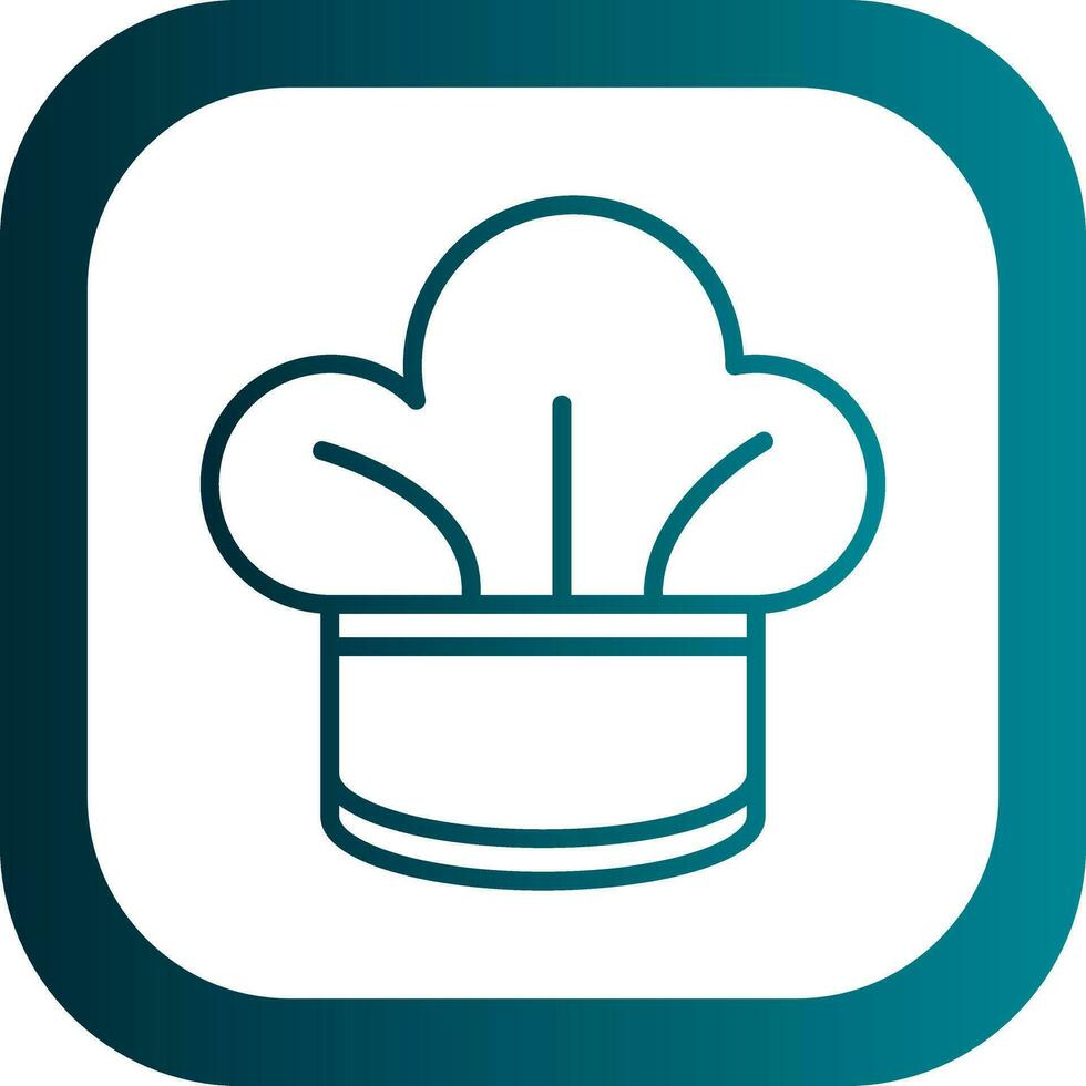 diseño de icono de vector de sombrero de chef