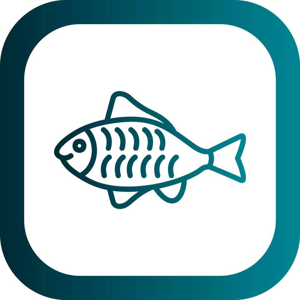 diseño de icono de vector de pescado