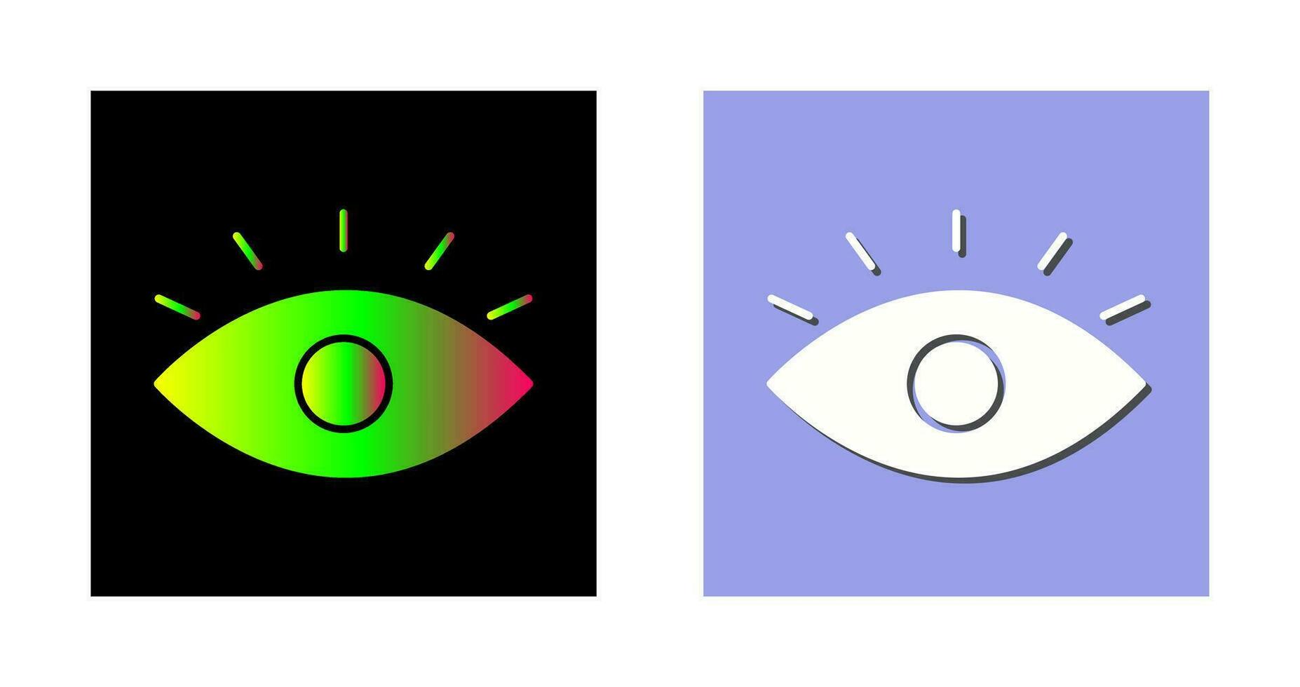 icono de vector de ojo