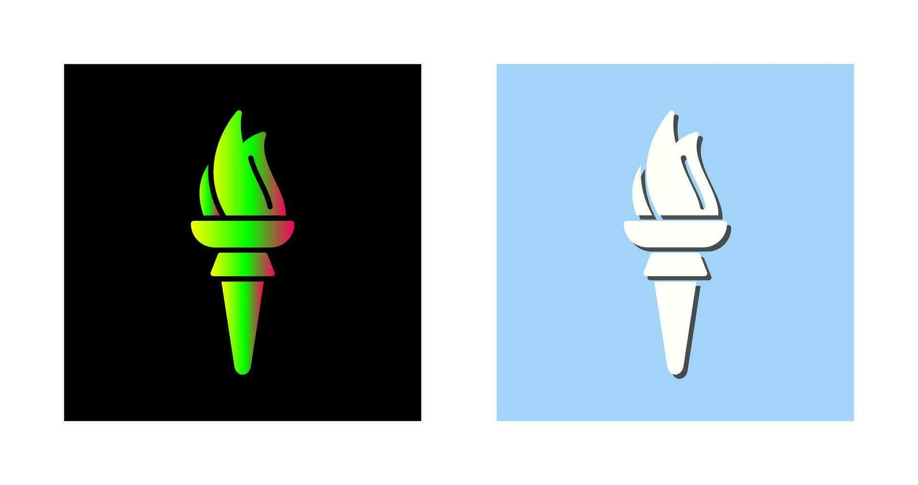 Torch Vector Icon