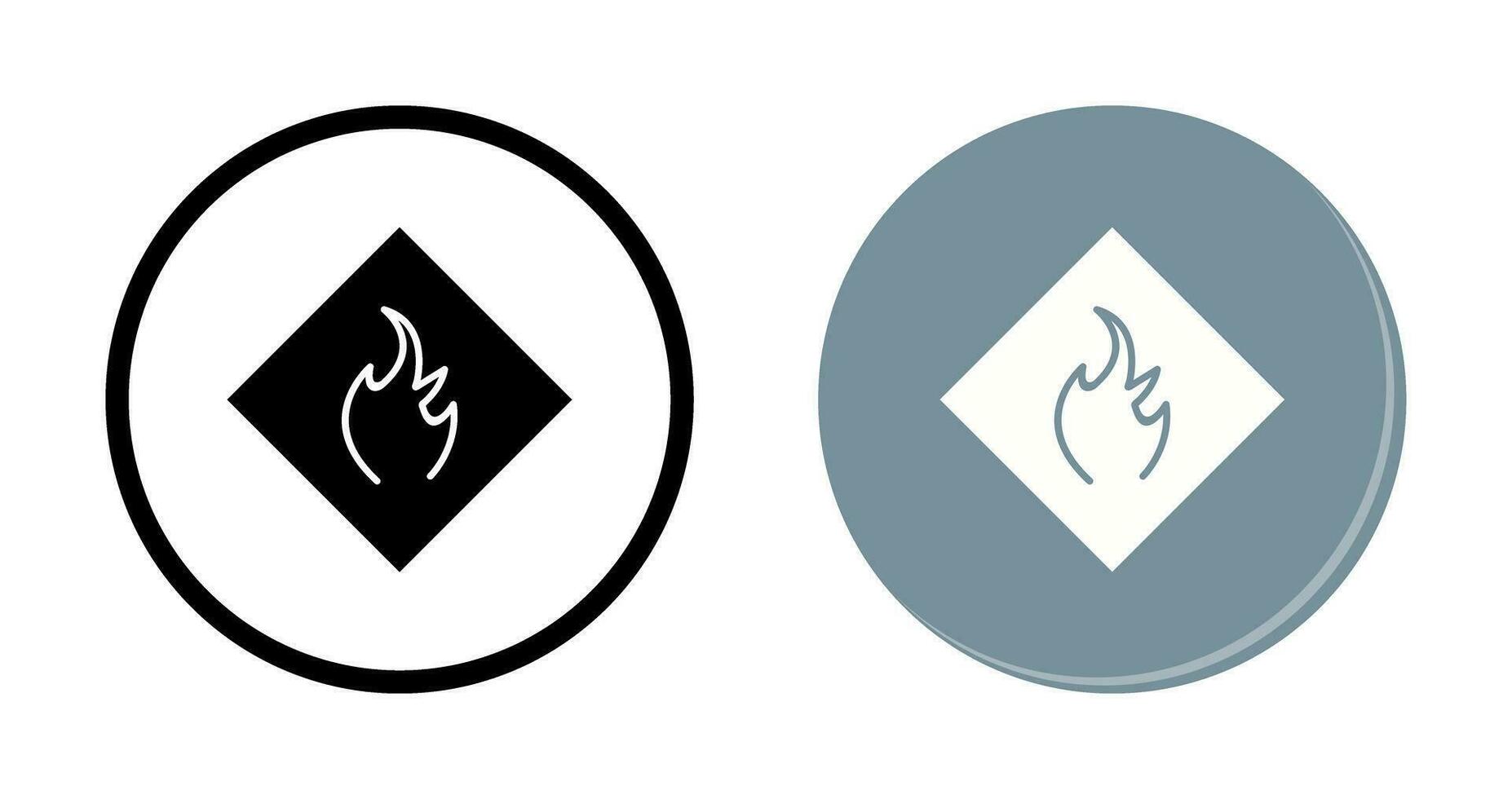 Danger of Flame Vector Icon