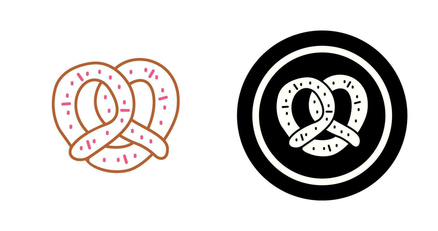 Pretzel Vector Icon