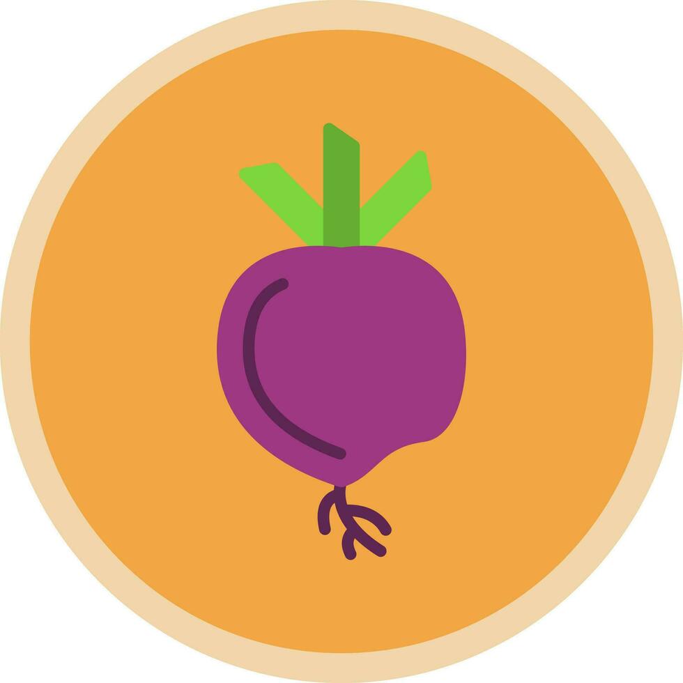 Turnip Vector Icon Design