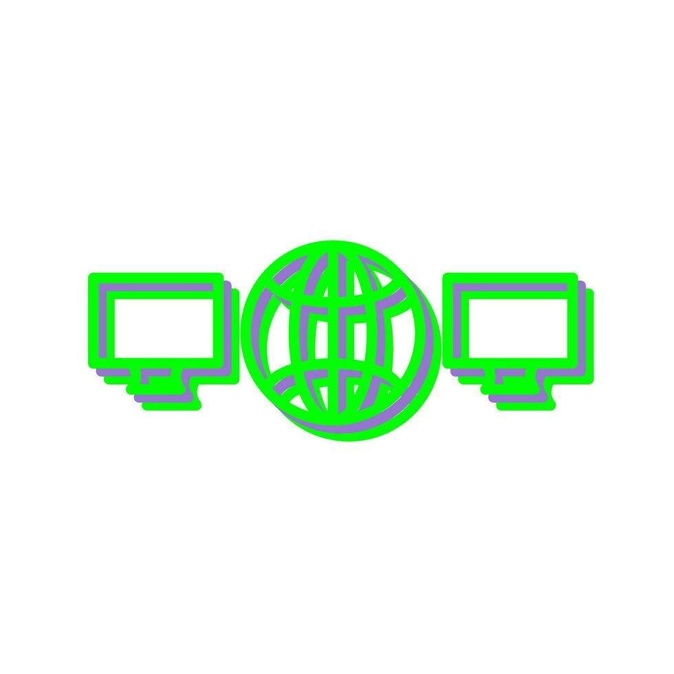 Unique Networks Vector Icon