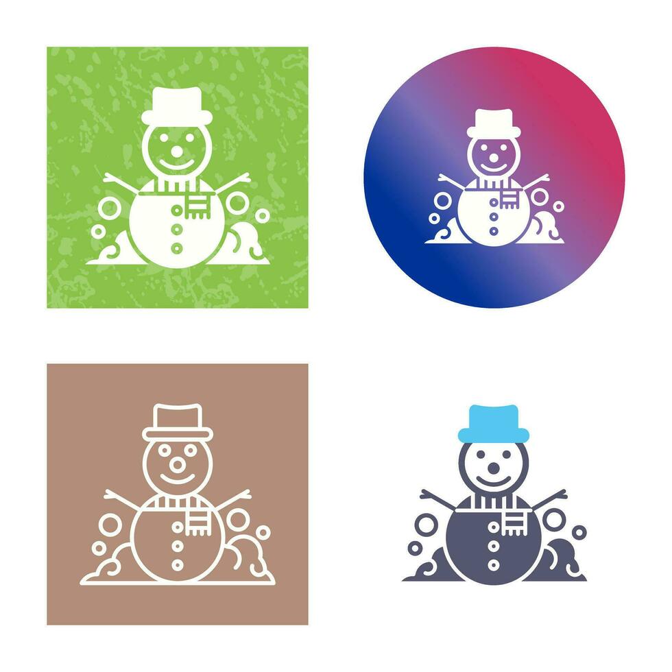 Snowman Vector Icon