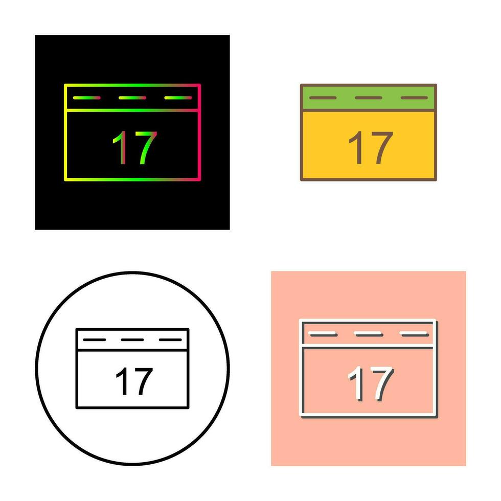 Unique Event Management Vector Icon