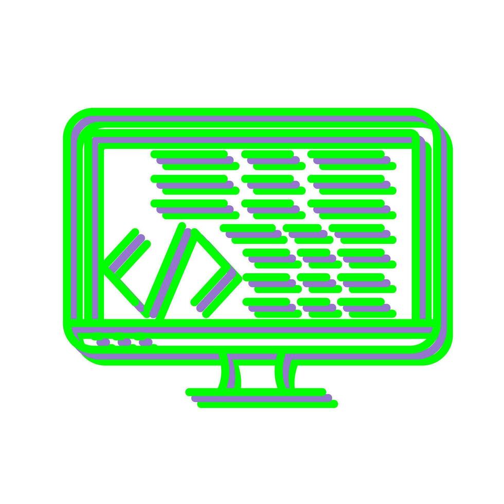 icono de vector de codificación