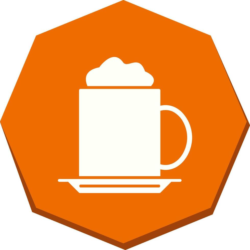 icono de vector de capuchino