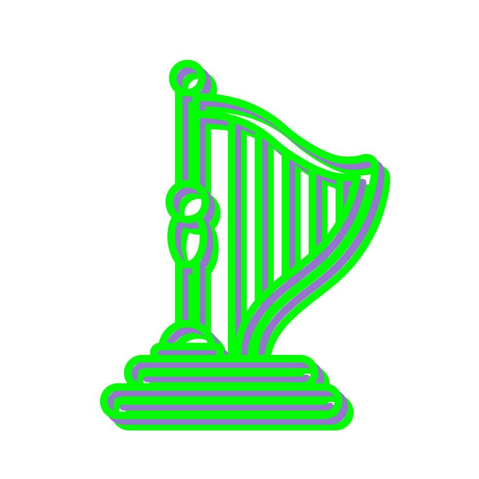 Harp Vector Icon
