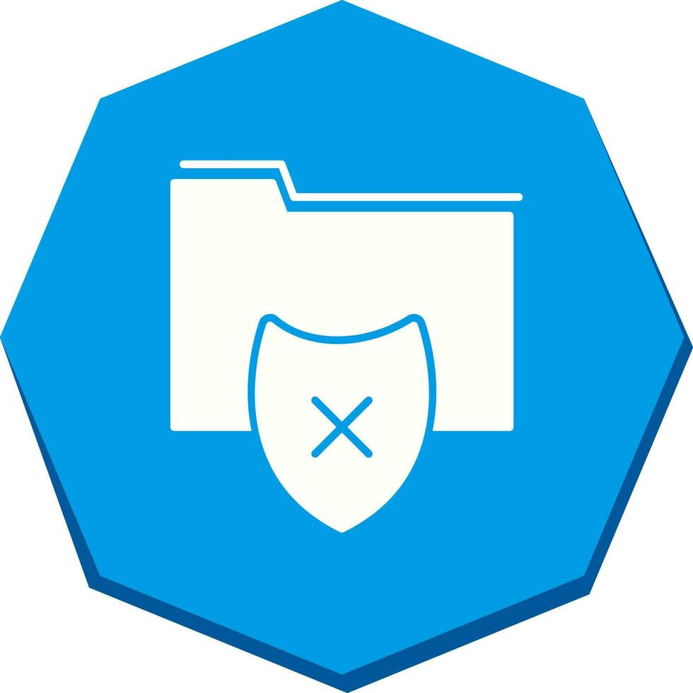 Vulnerable Folder Vector Icon