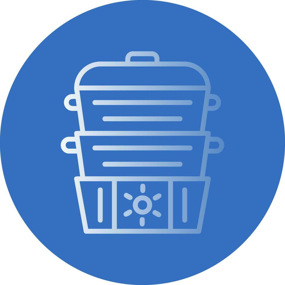 Steamer Vector Icon Design