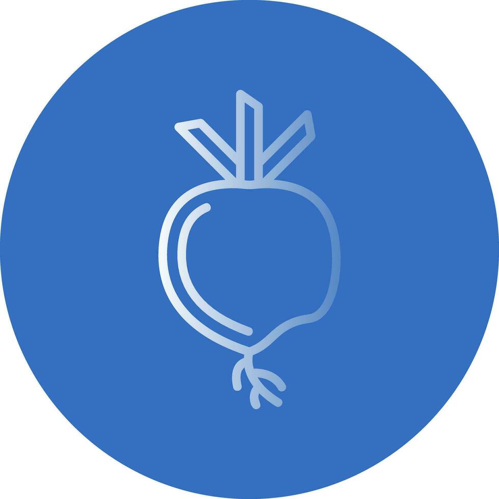 Turnip Vector Icon Design