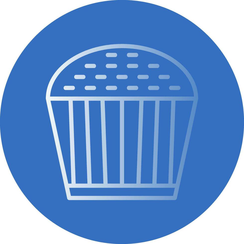 diseño de icono de vector de cupcake