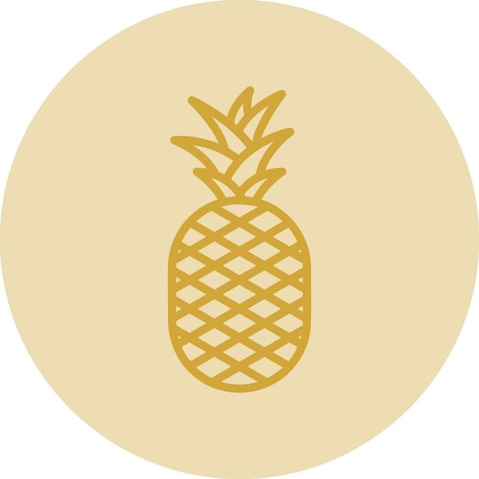 Pineapple Vector Icon Design