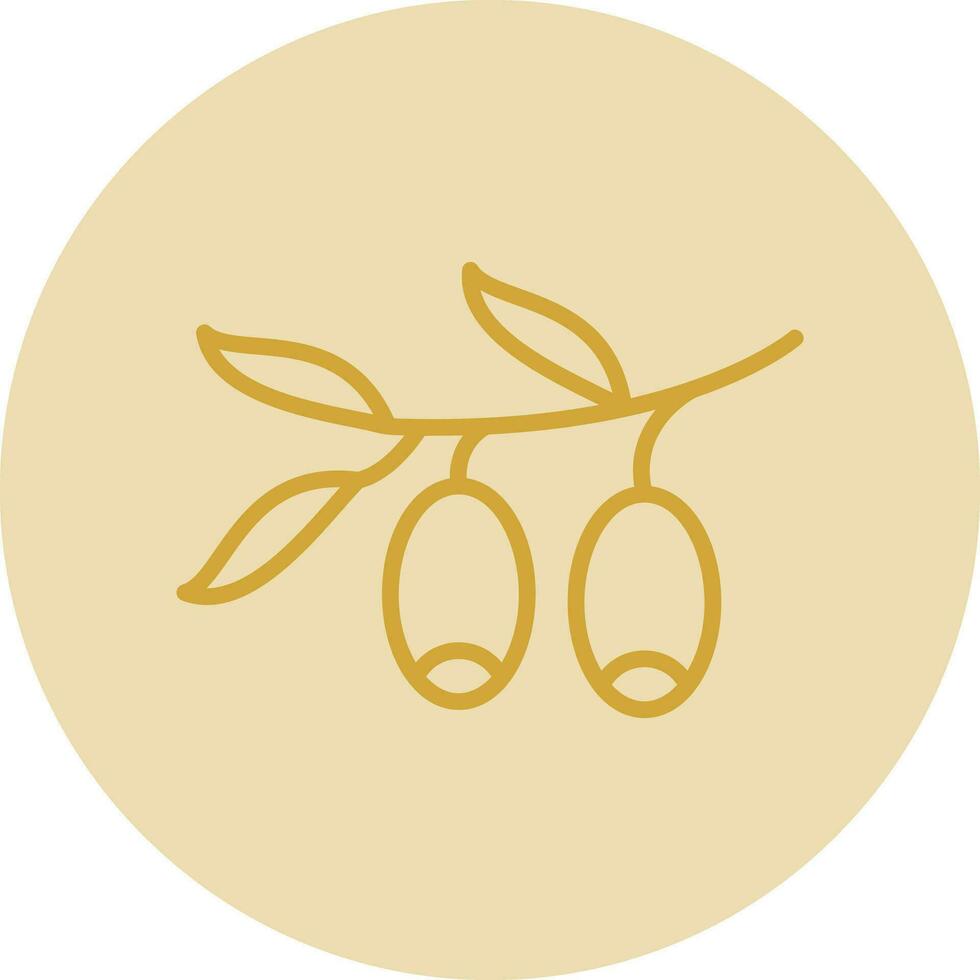 diseño de icono de vector de oliva