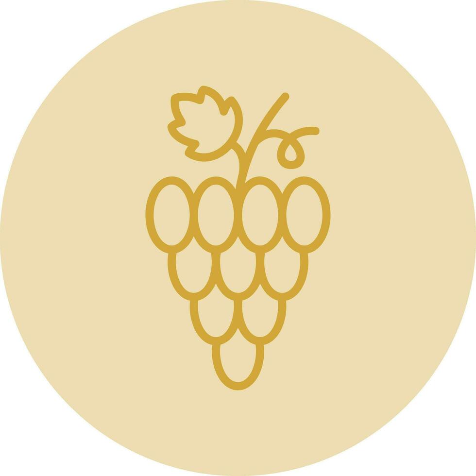 Grapes Vector Icon Design