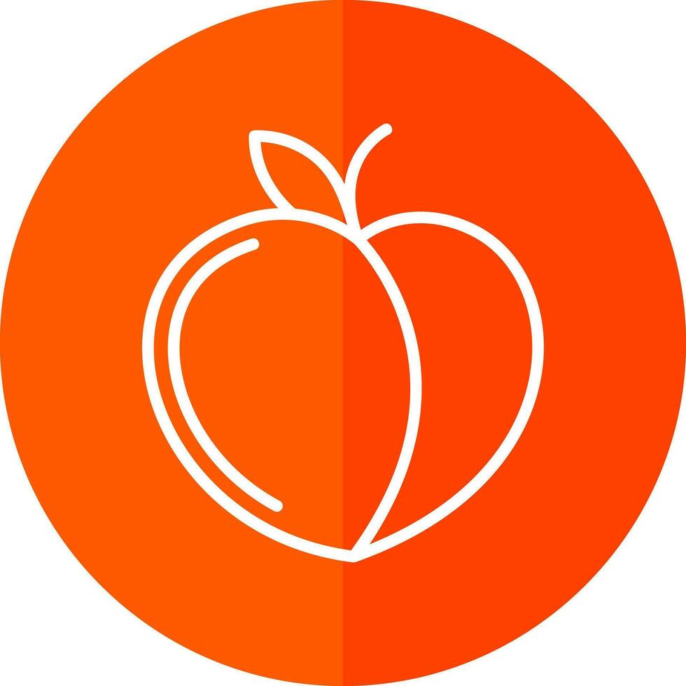 Peach Vector Icon Design