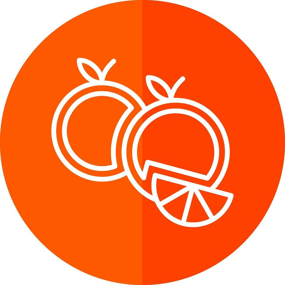 Orange Vector Icon Design