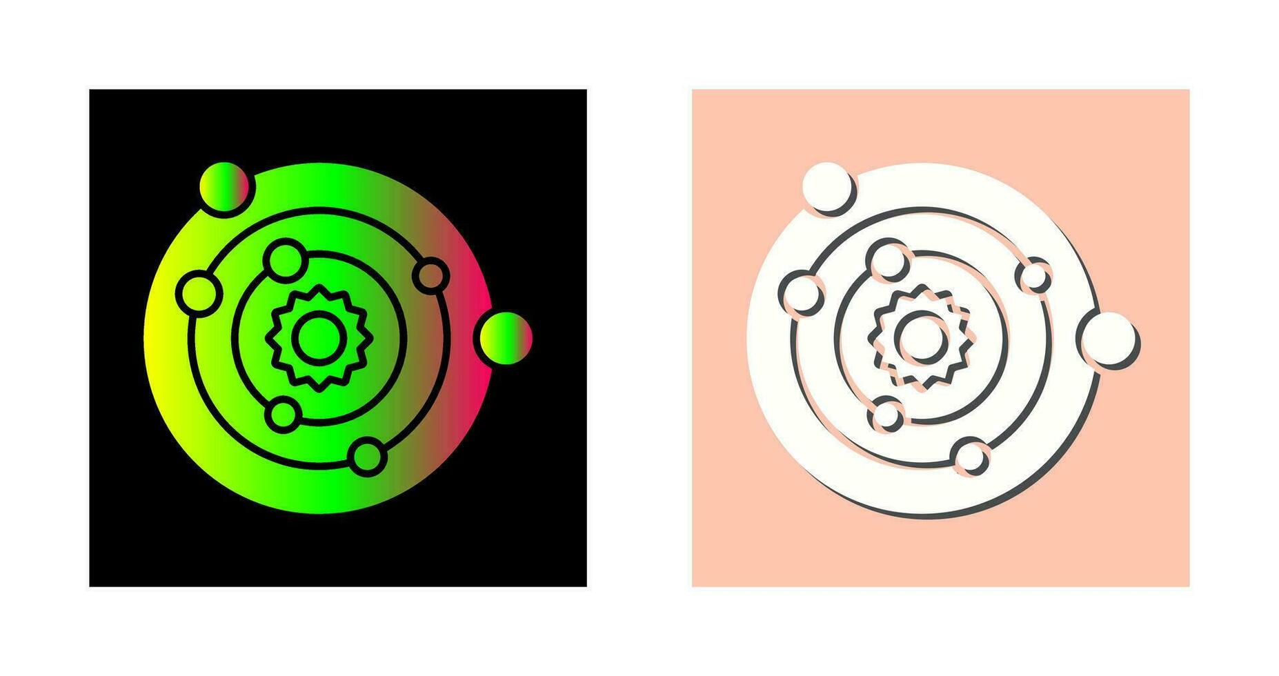 Solar System Vector Icon