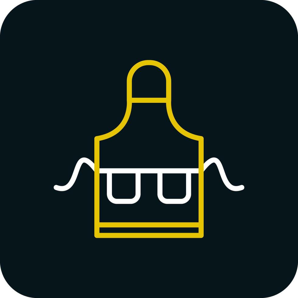 Apron Vector Icon Design