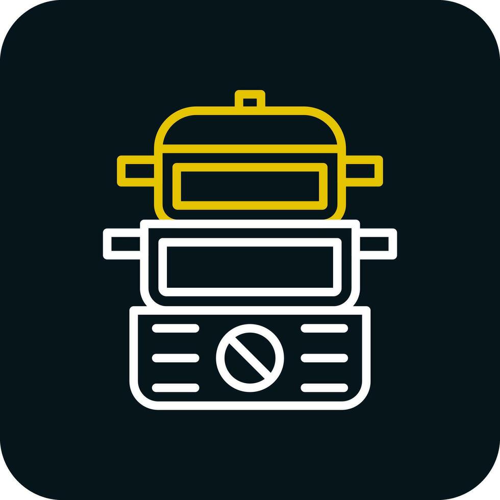 Steamer Vector Icon Design