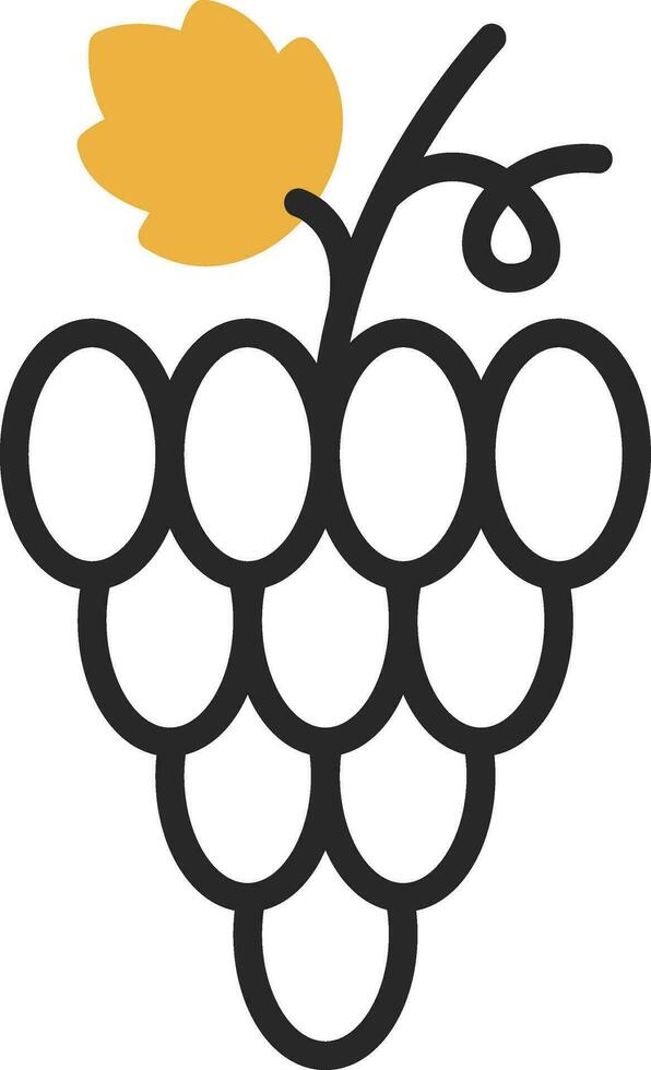 Grapes Vector Icon Design