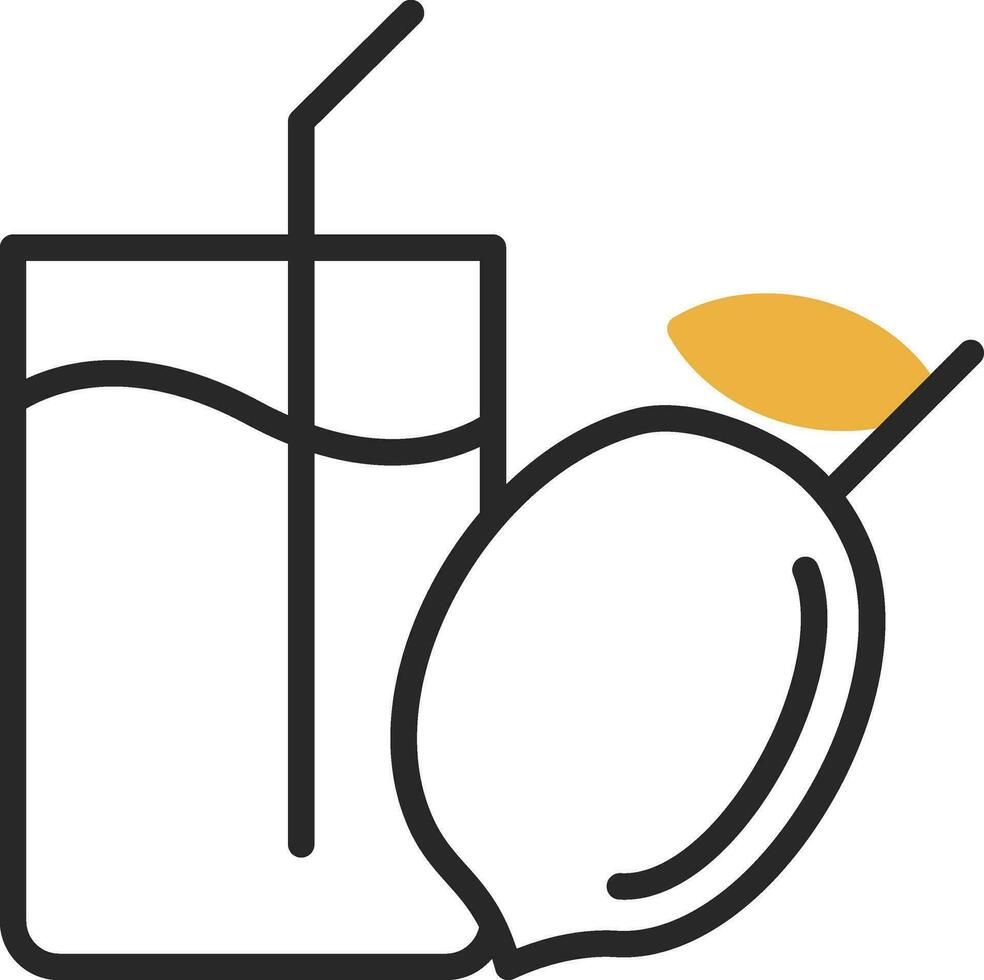 limón jugo vector icono diseño