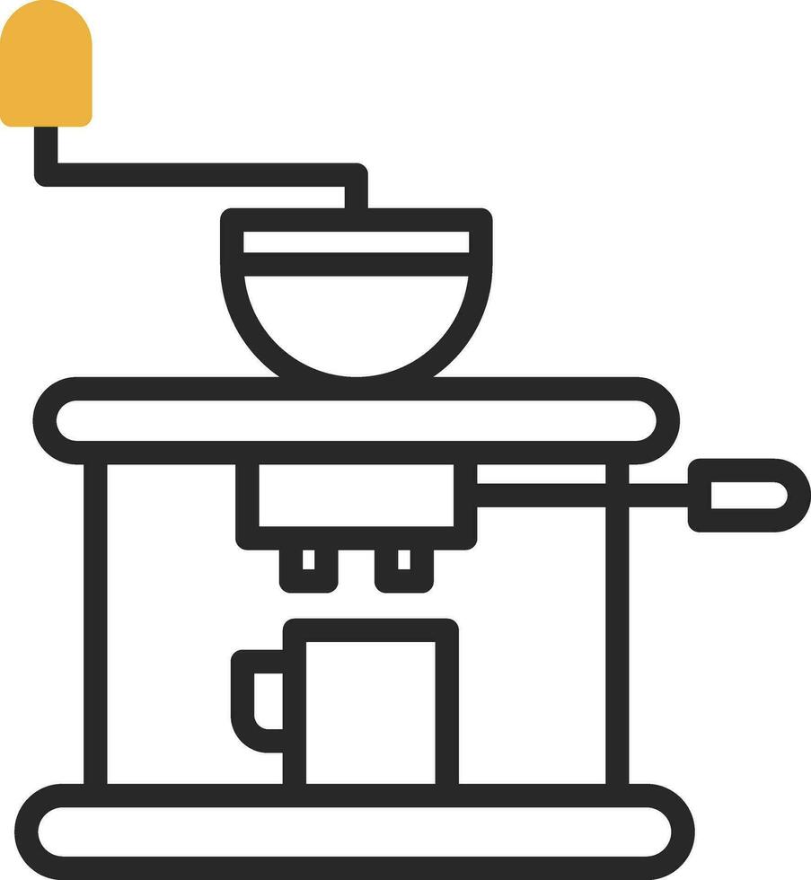 Coffee Grinder Vector Icon Design