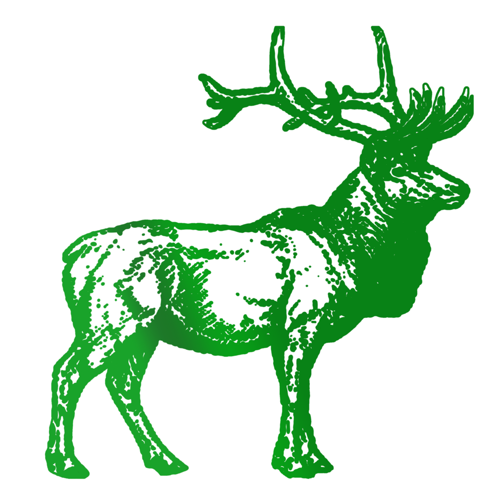 icon clipart deer antlers herbivore animal wildlife png