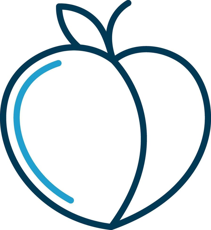 Peach Vector Icon Design