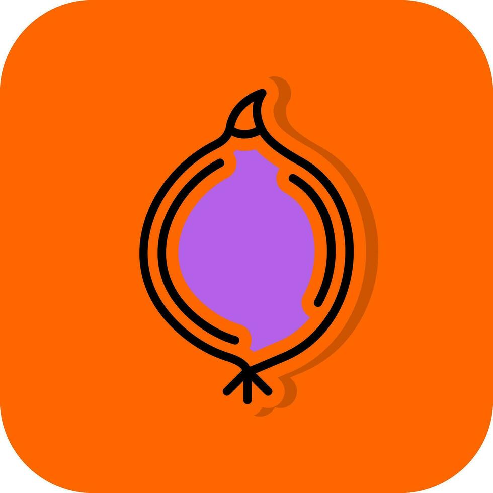 Onion Vector Icon Design