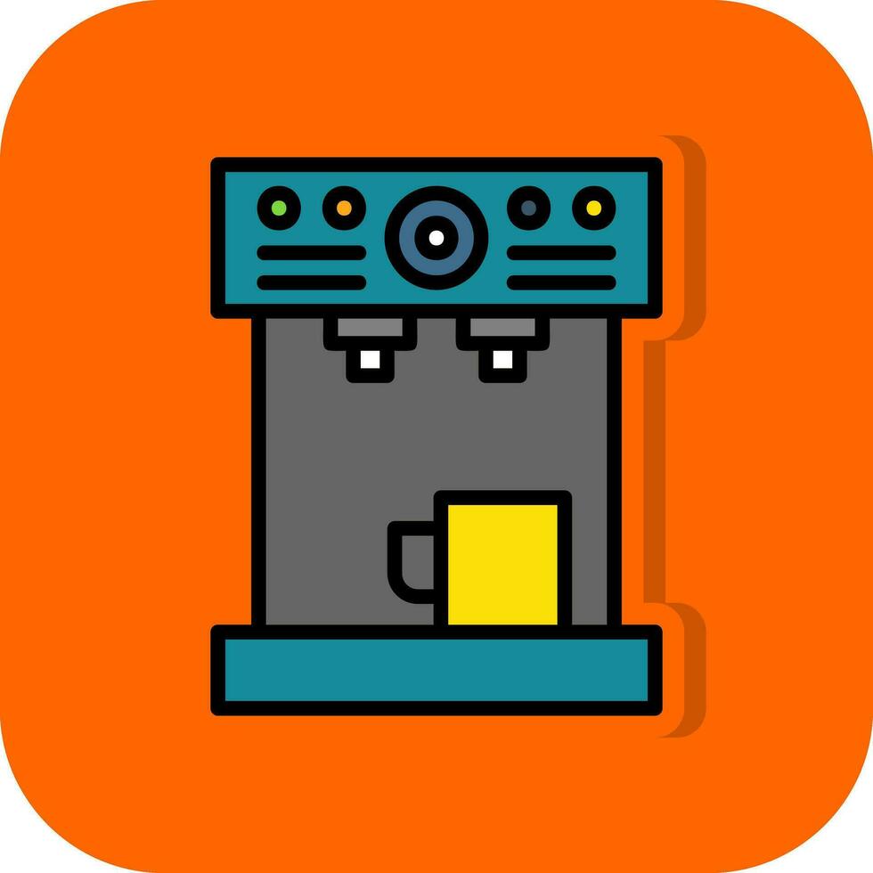 Coffee Machine Vector Icon Design