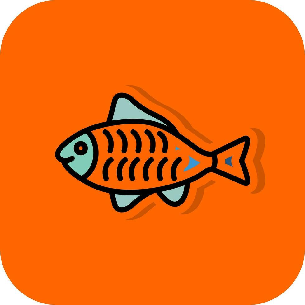 Fish Vector Icon Design