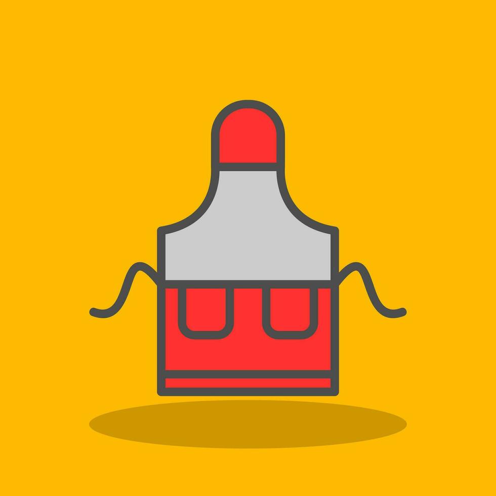 Apron Vector Icon Design