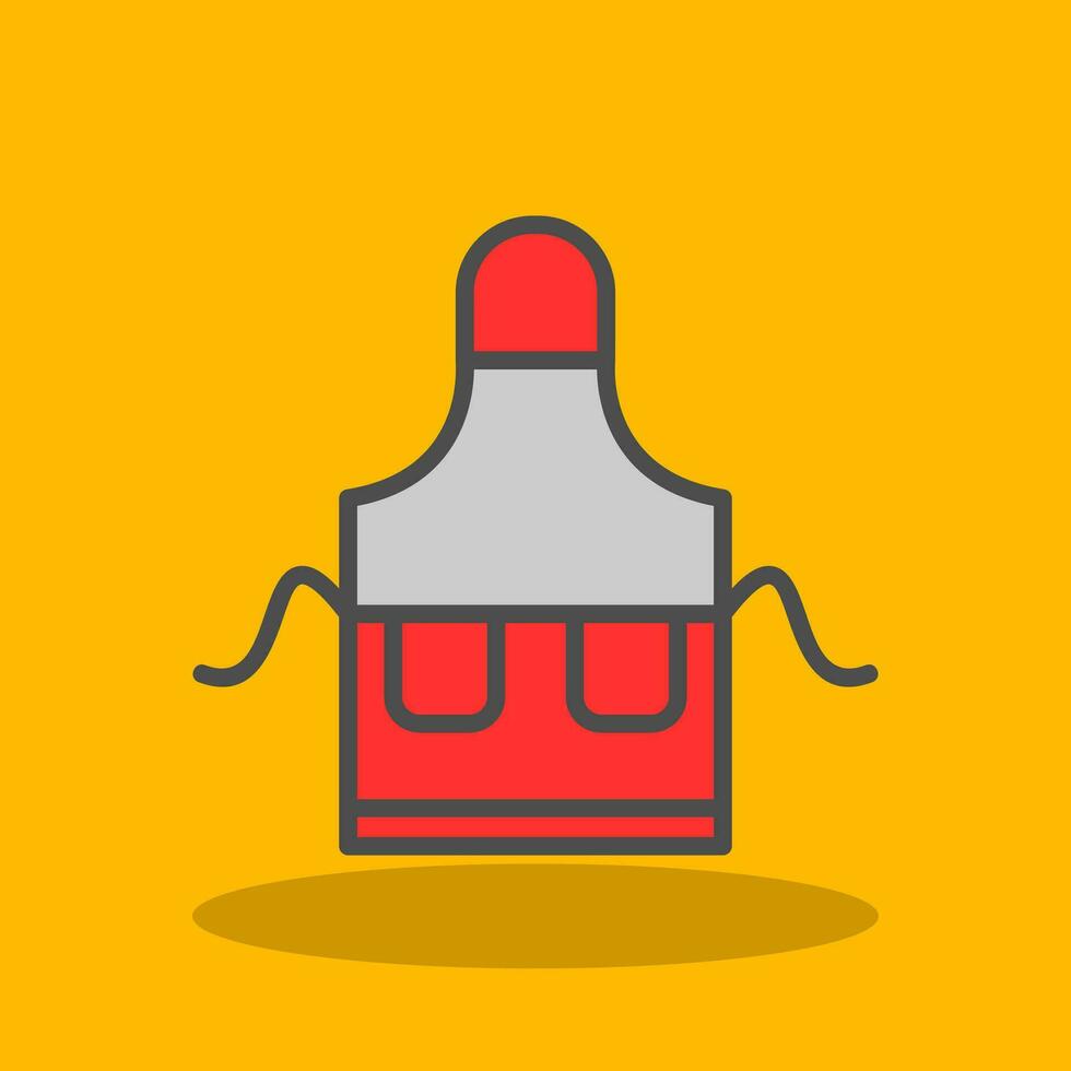 Apron Vector Icon Design