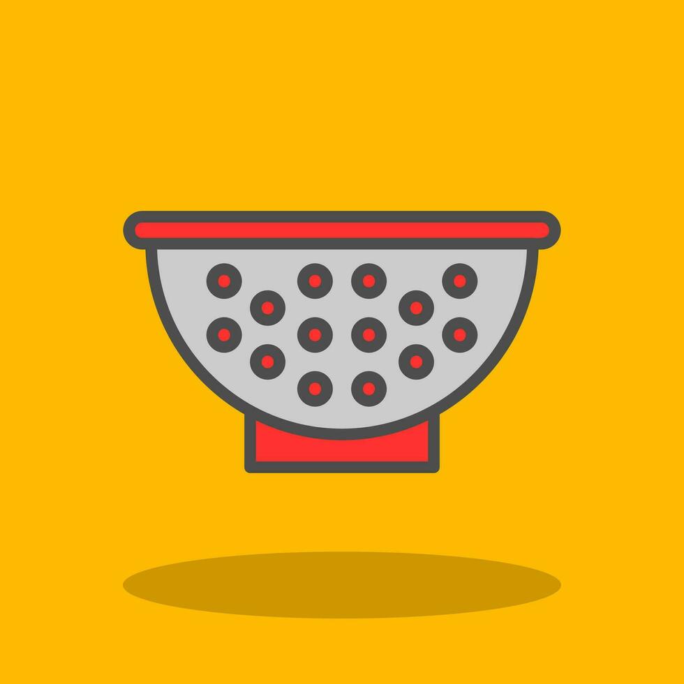 Colander Vector Icon Design
